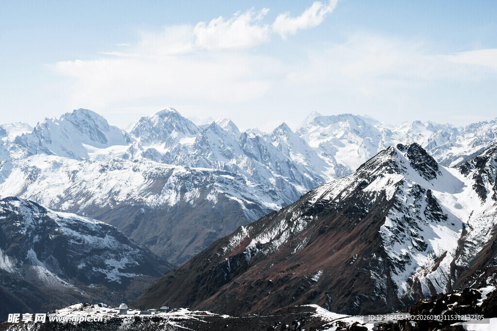 壮丽雪山美景