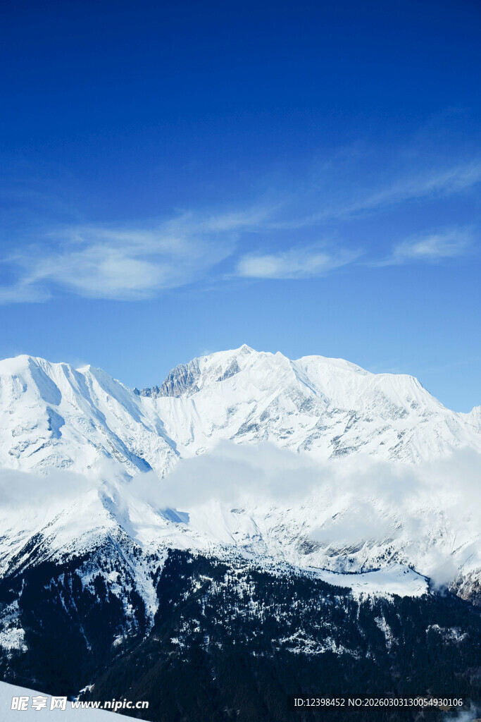 壮丽雪山美景