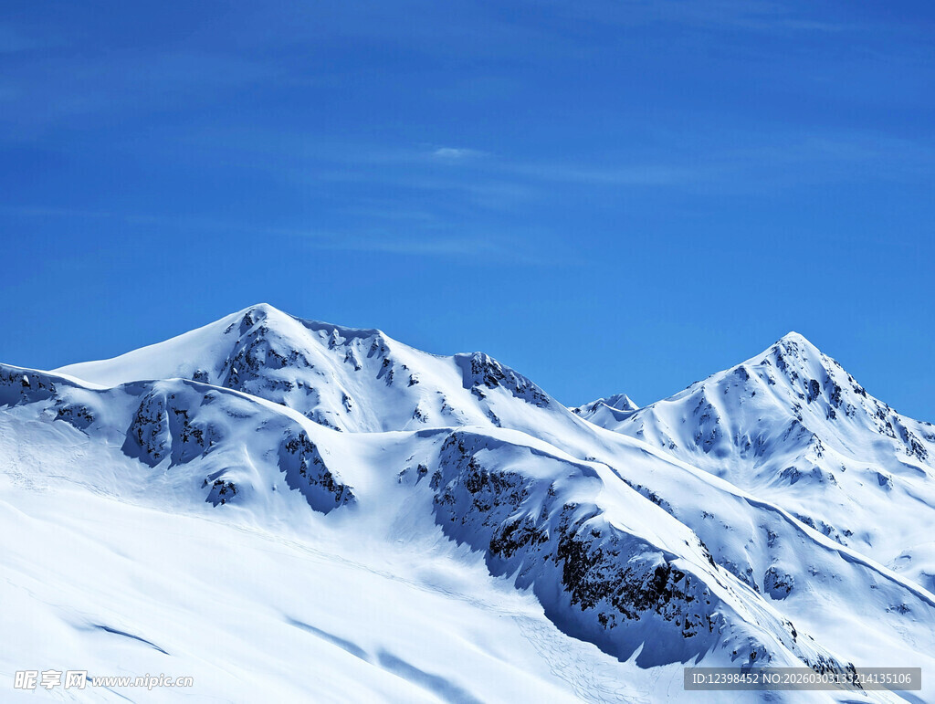 壮丽雪山美景