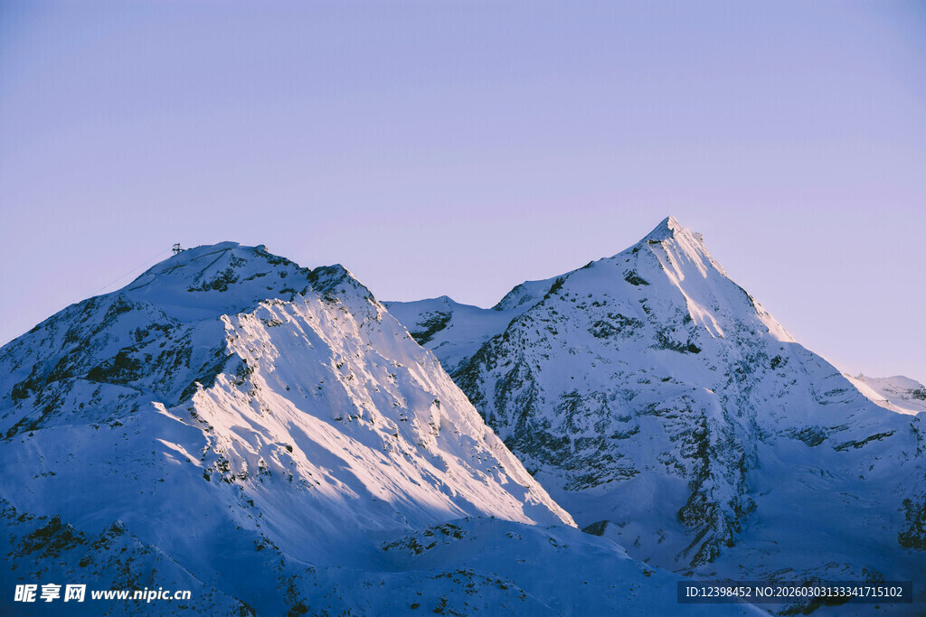 壮丽雪山美景