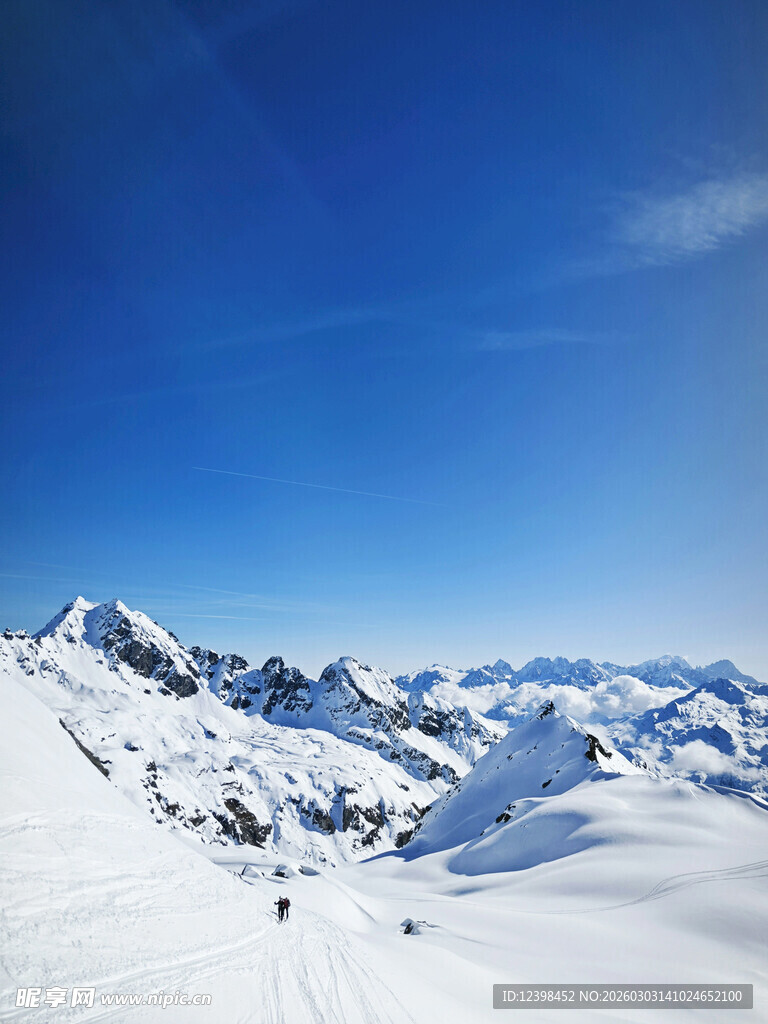 雪山美景