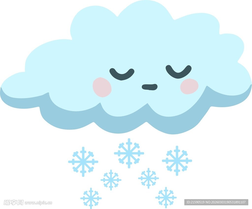 卡通云雪