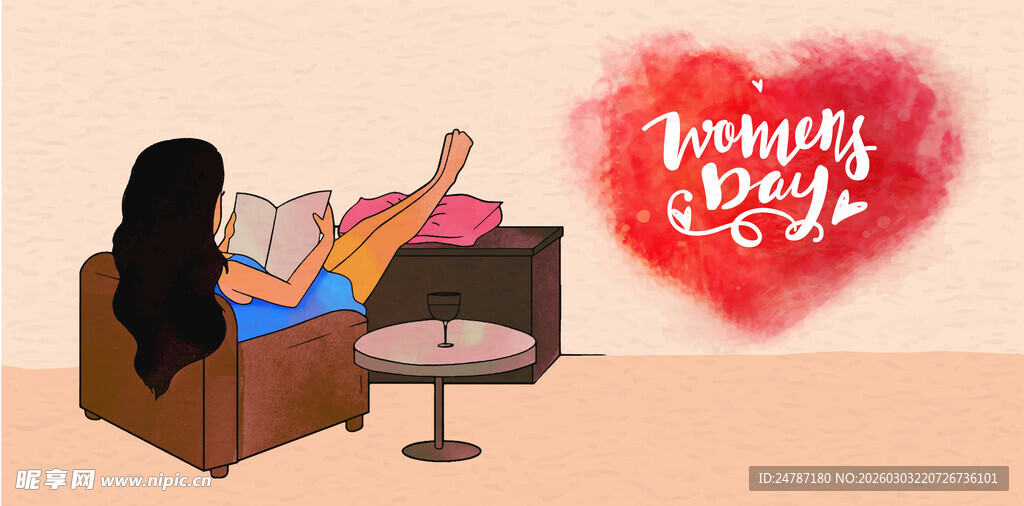 妇女节插画