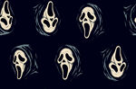 恐怖鬼脸图案设计元素