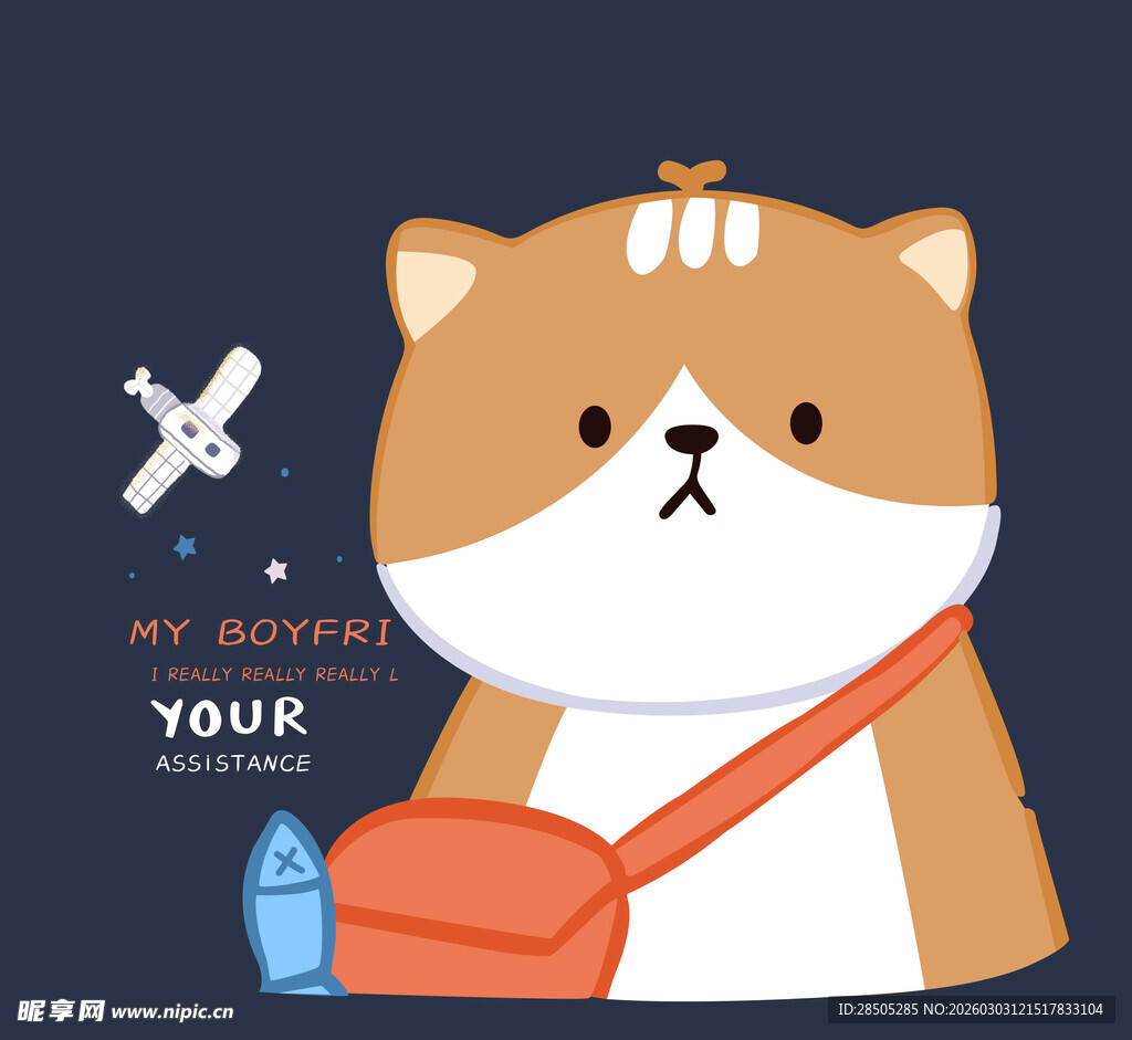 背着包的可爱猫咪