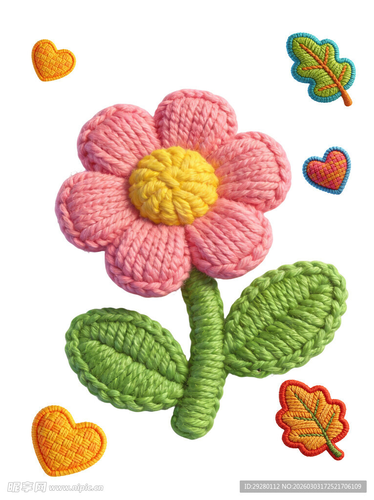 手工钩织花朵与装饰配饰