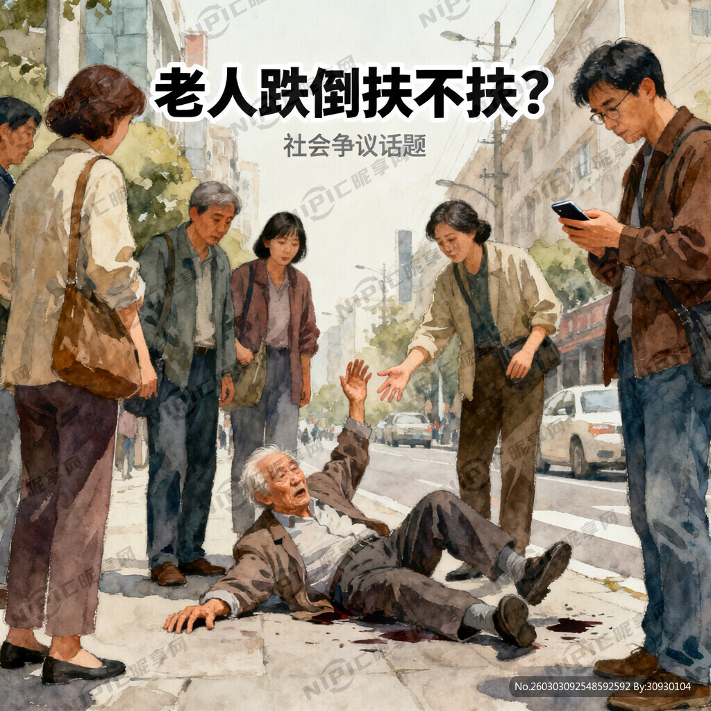 老人跌倒扶不扶