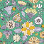 清新花卉图案多彩植物世界