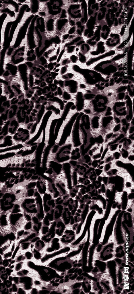 抽象黑白纹理图案