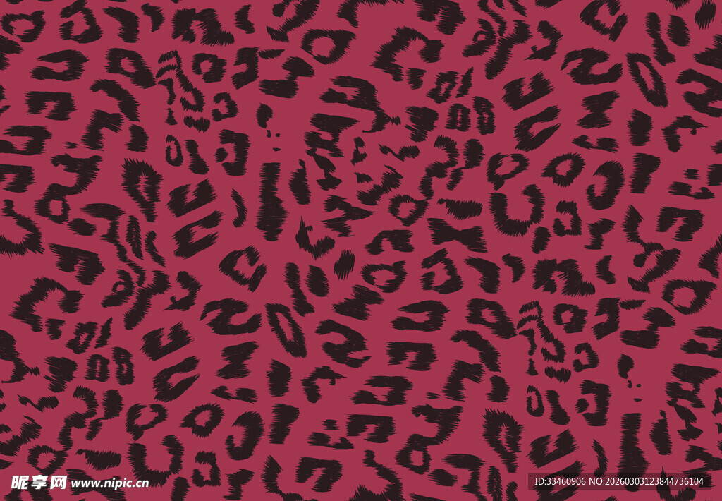 粉色豹纹图案纹理背景