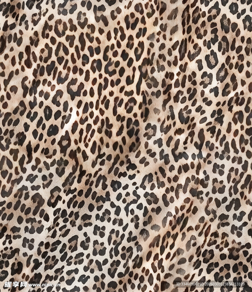 豹纹图案纹理背景