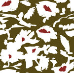 花卉抽象图案 复古风格