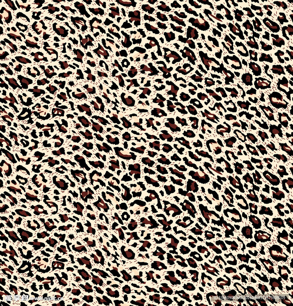 豹纹图案布料纹理