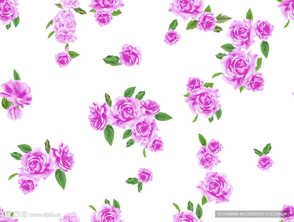 粉色花卉图案背景