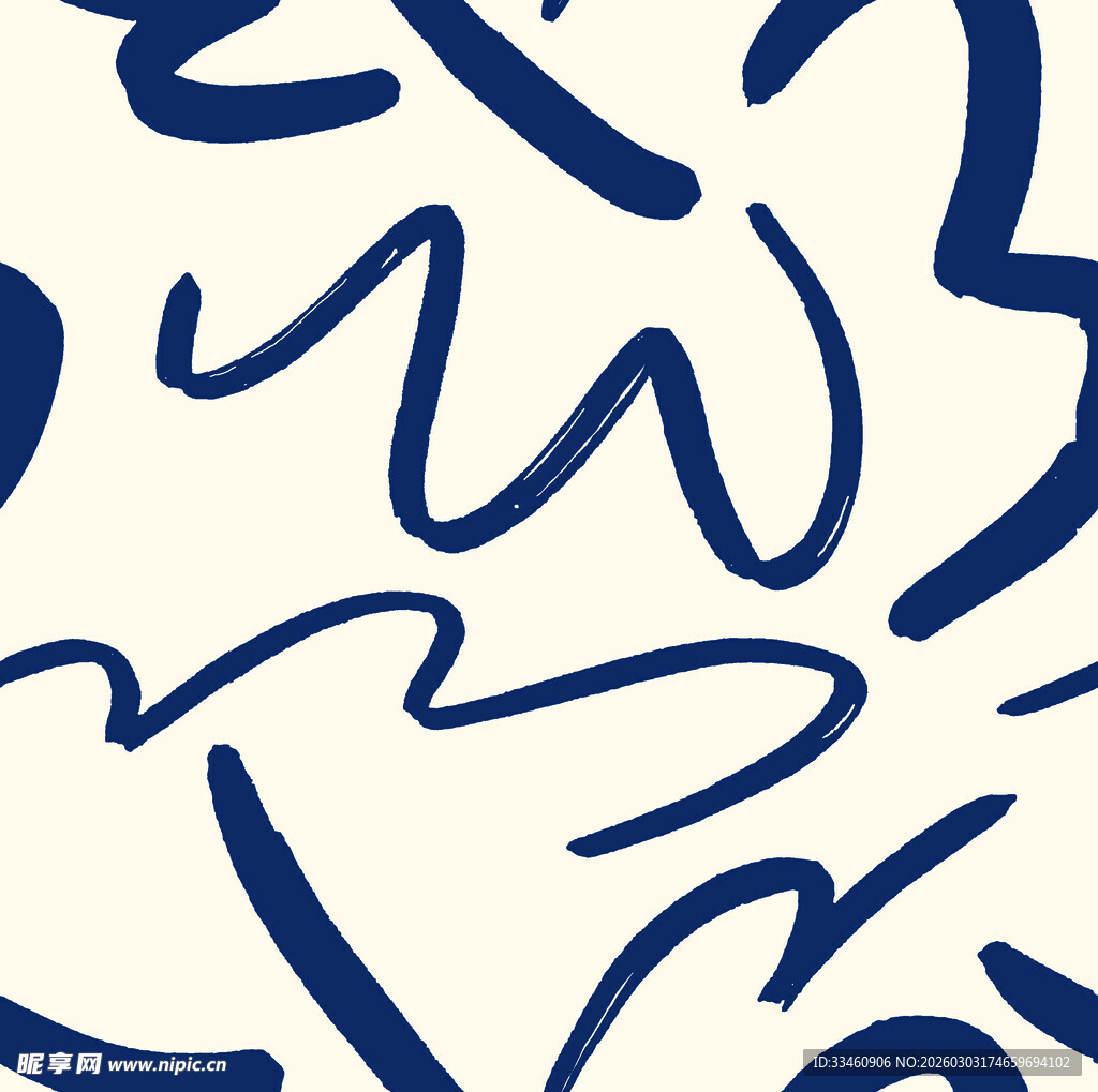 抽象手绘线条图案背景