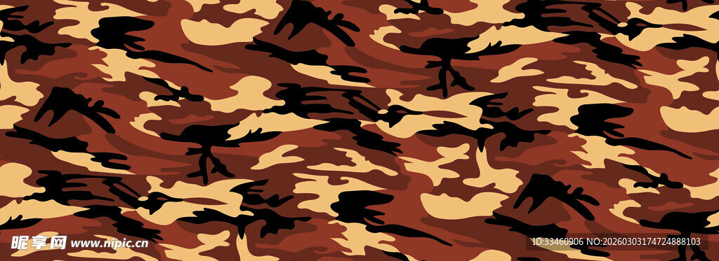 棕色迷彩图案纹理