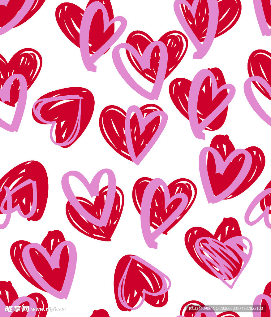 爱心图案背景