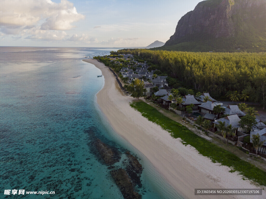美丽海滨度假胜地风景