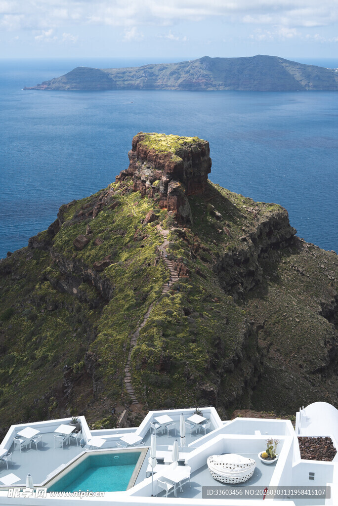 悬崖海景度假胜地风光