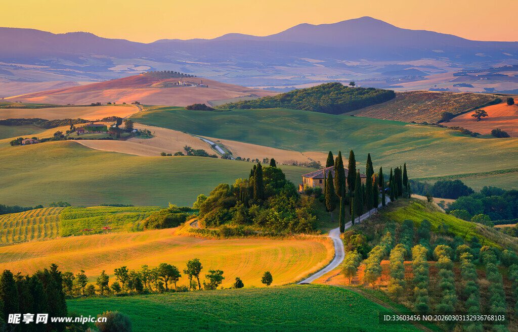 托斯卡纳田园风光美景