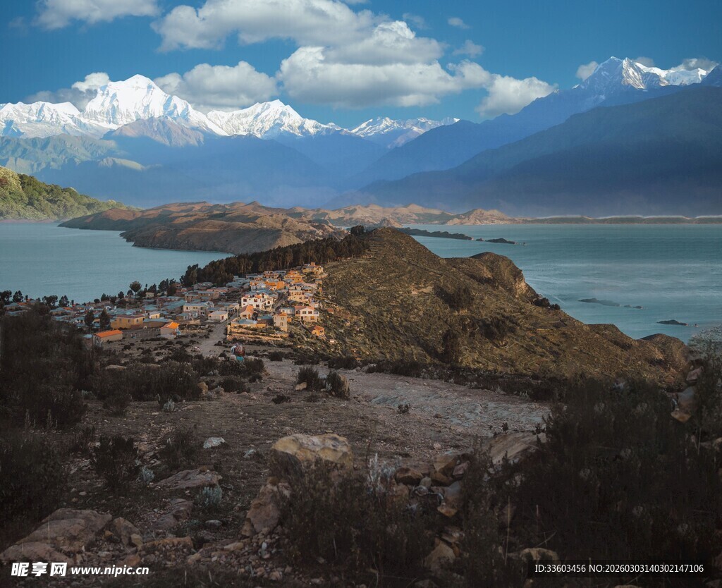 美丽的山水风光景色