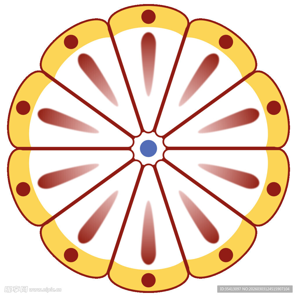 中国传统纹样小花团花