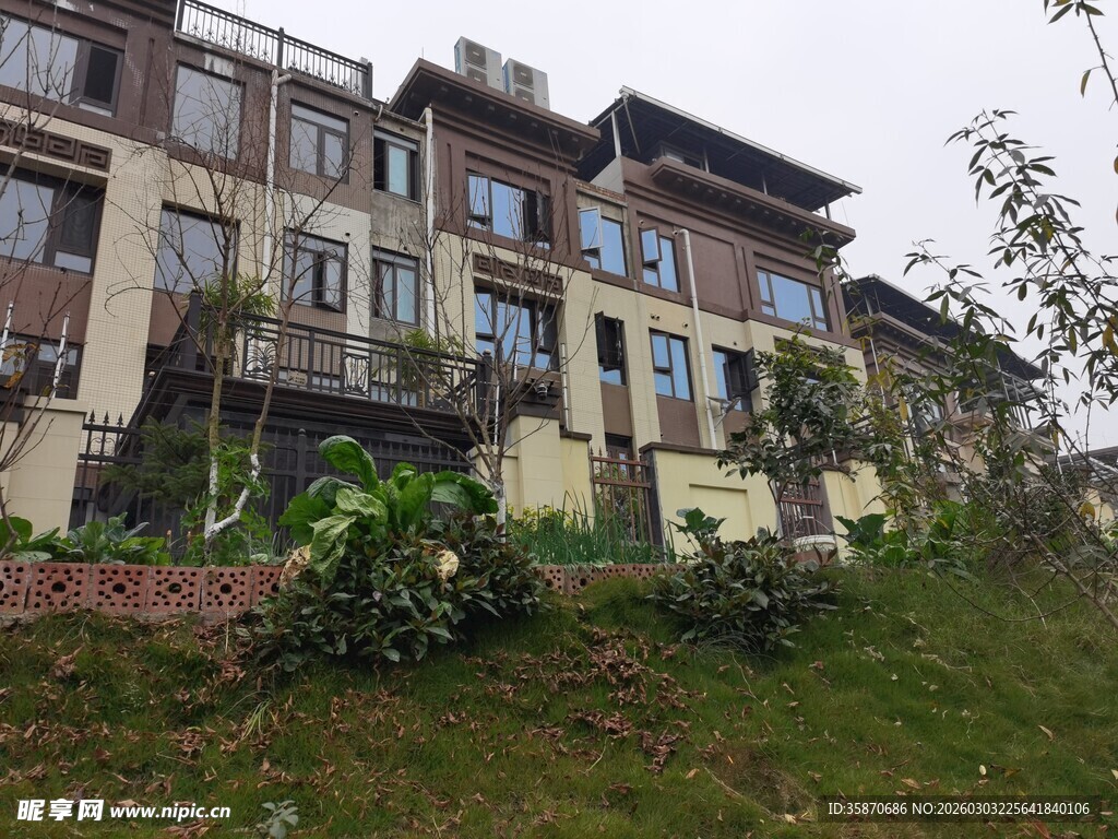 多层住宅建筑外观景观