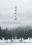 迟来的雪景