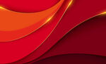 红色动感波浪背景