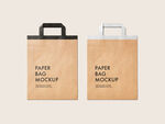 牛皮纸手提袋设计展示样机