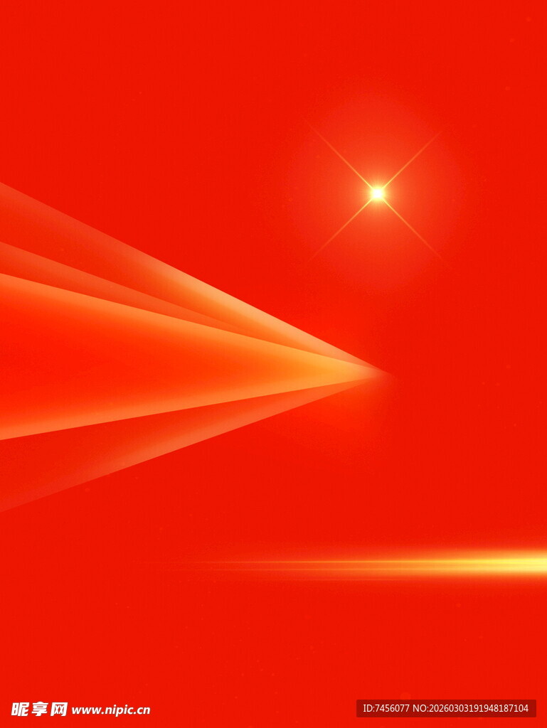 红色炫光背景