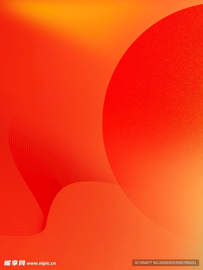 橙红色系渐变抽象背景图