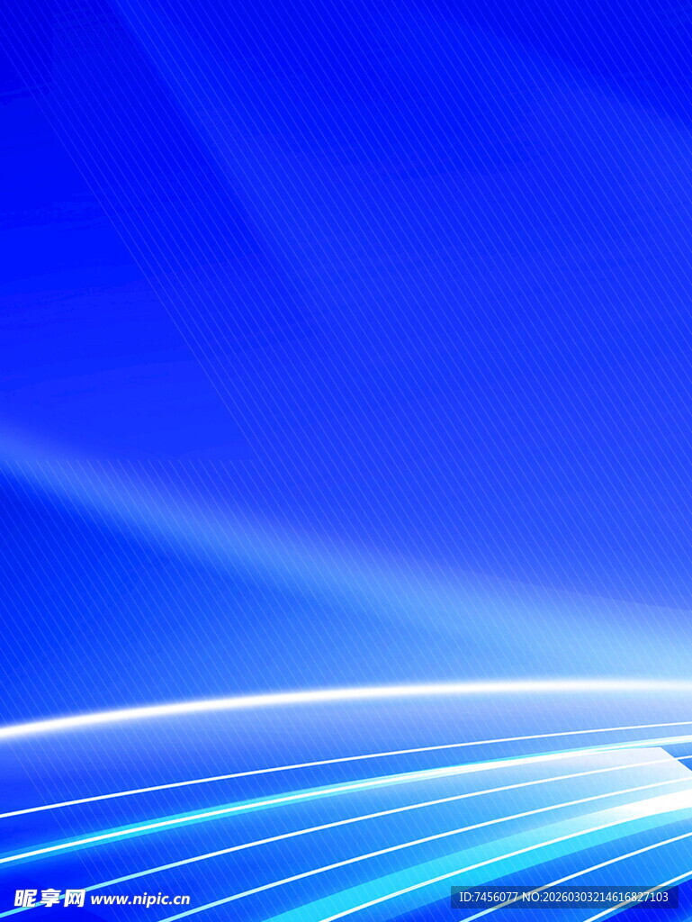 蓝色动感线条背景图