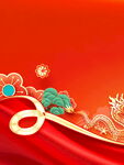 喜庆中国风红色节庆背景