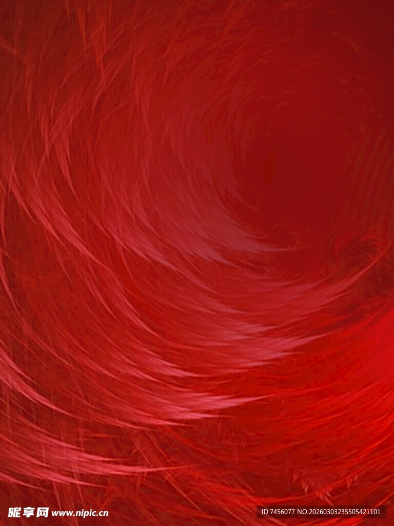 红色旋涡抽象背景图