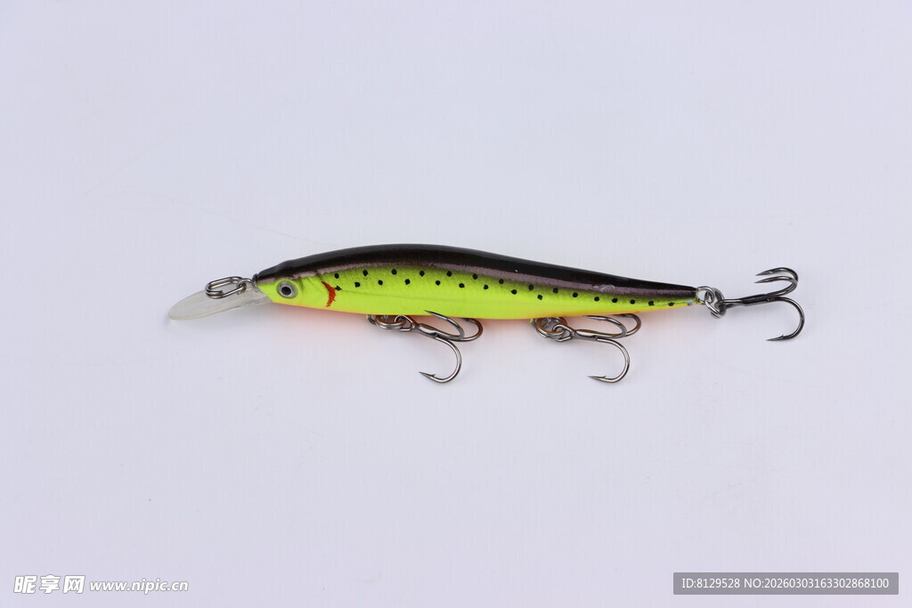 黄绿相间路亚鱼饵