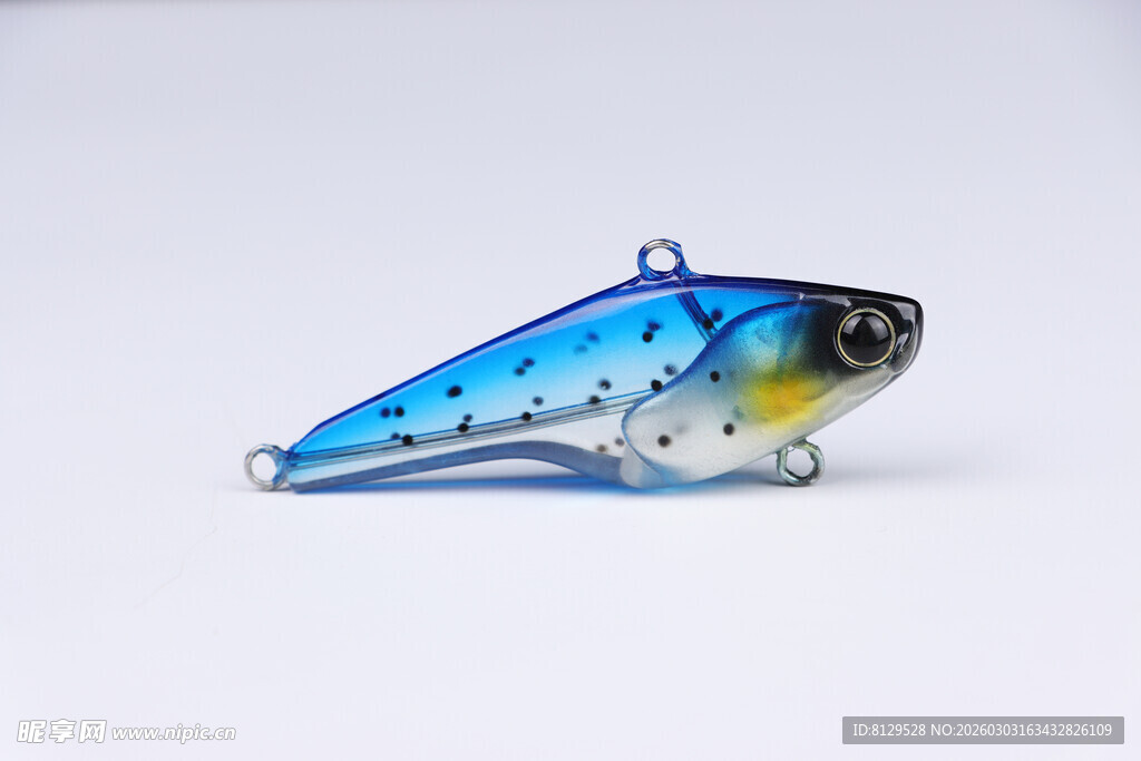 蓝黄相间仿真路亚鱼饵