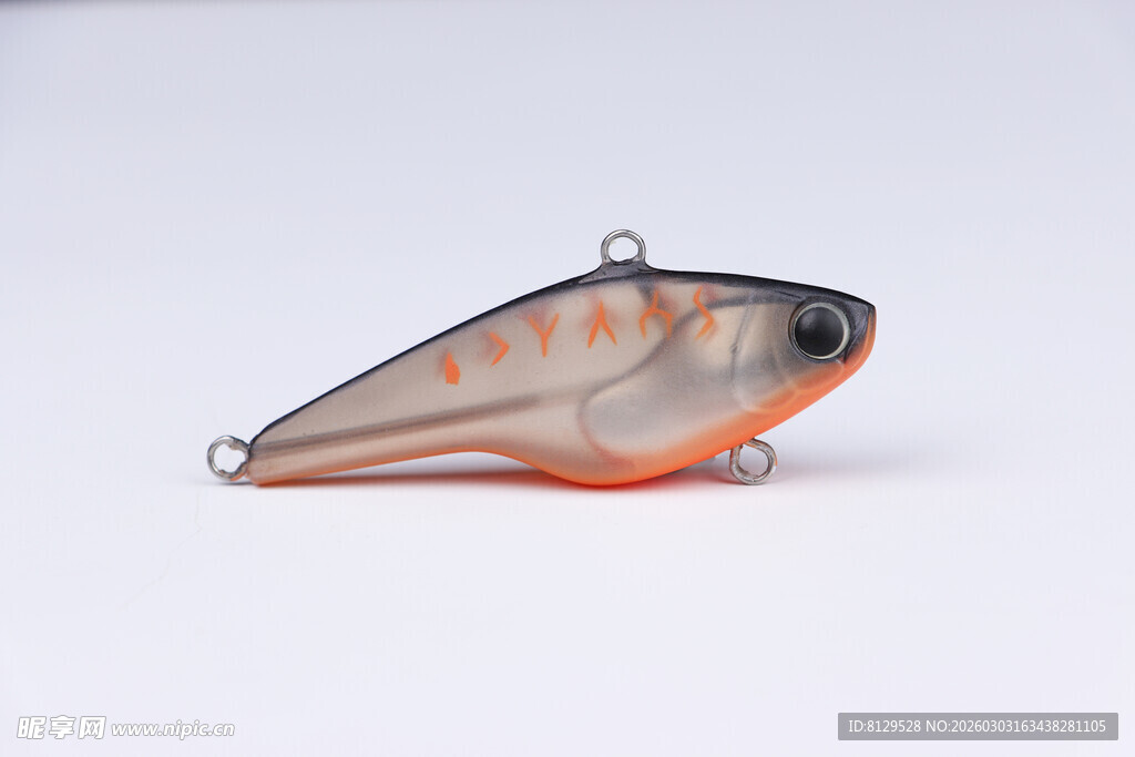 橙黑相间仿真路亚鱼饵