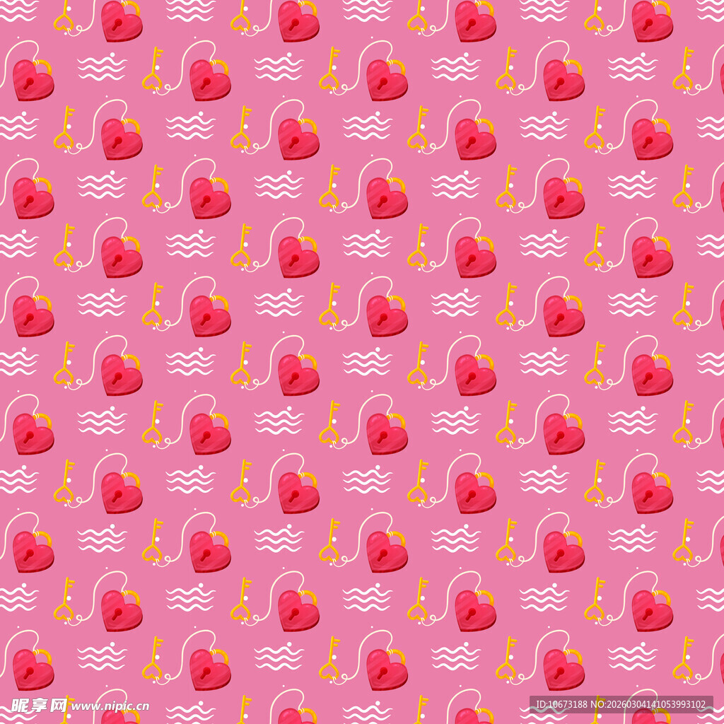 粉色草莓图案可爱背景图