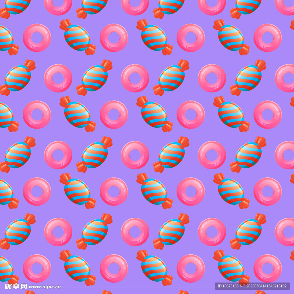 糖果图案背景图