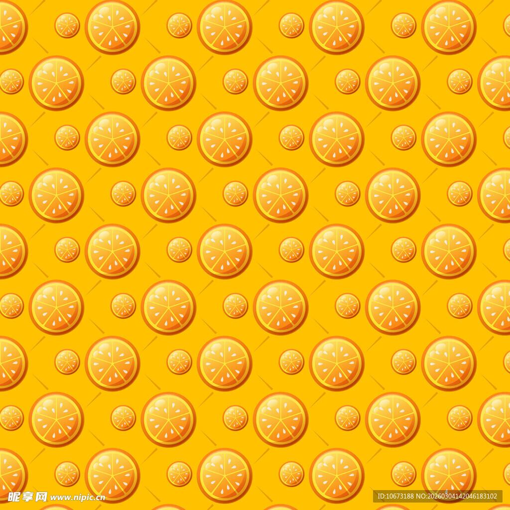 黄色圆球排列纹理图案