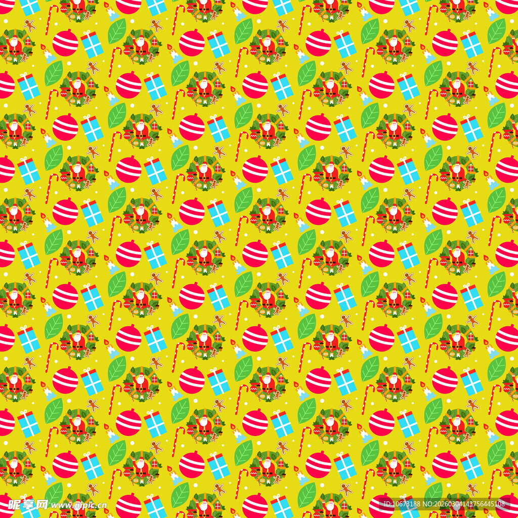 多彩水果图案无缝背景