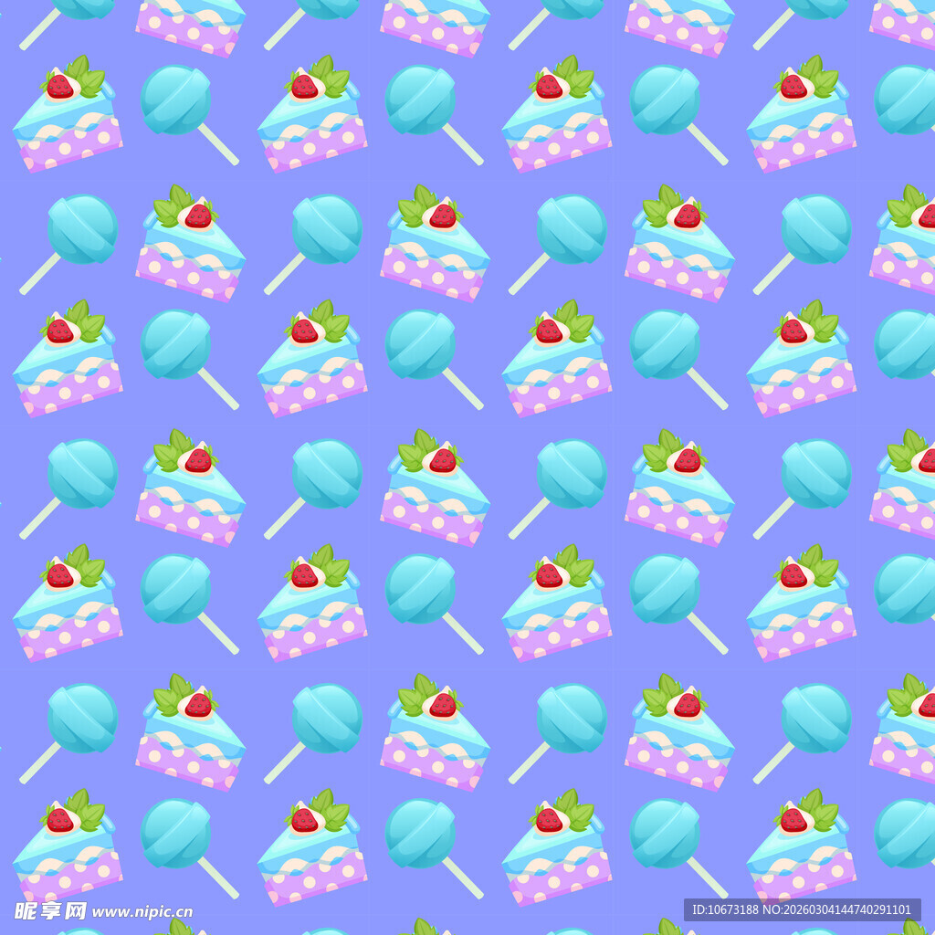 梦幻糖果图案背景