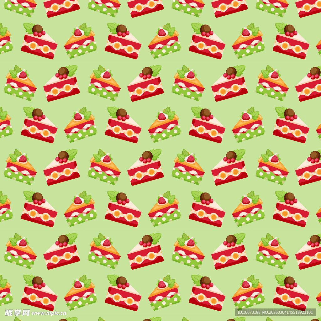 圣诞礼物图案无缝背景图