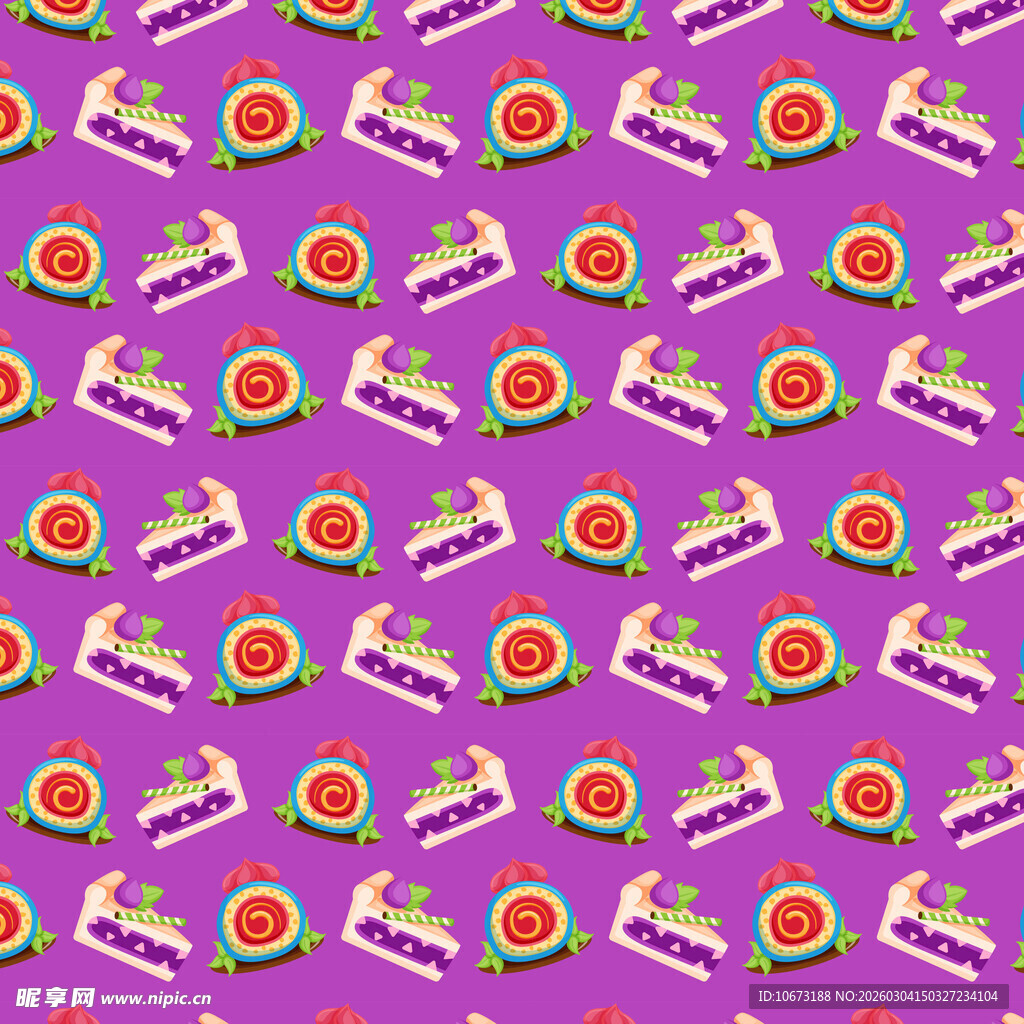 紫色背景多彩图案纹理