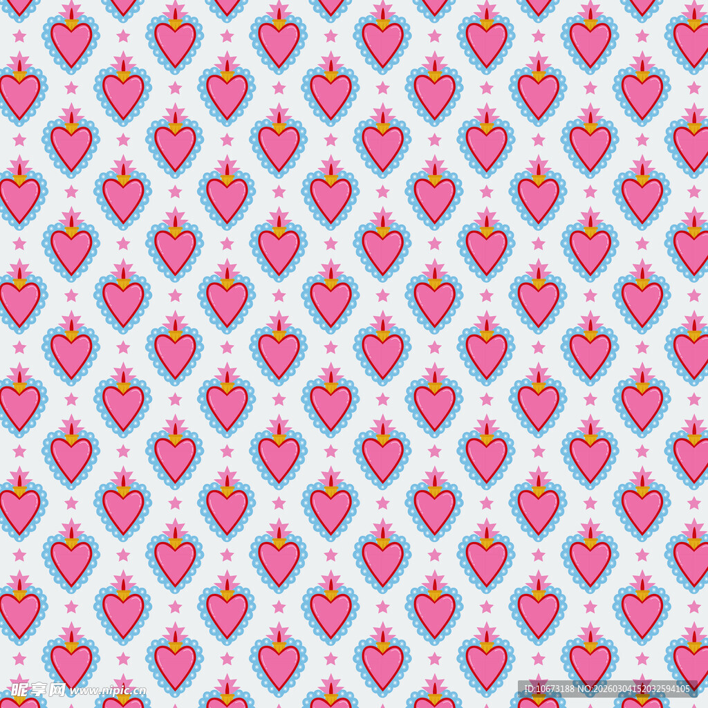 草莓图案无缝背景纹理