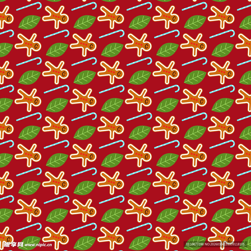 圣诞主题花纹图案背景