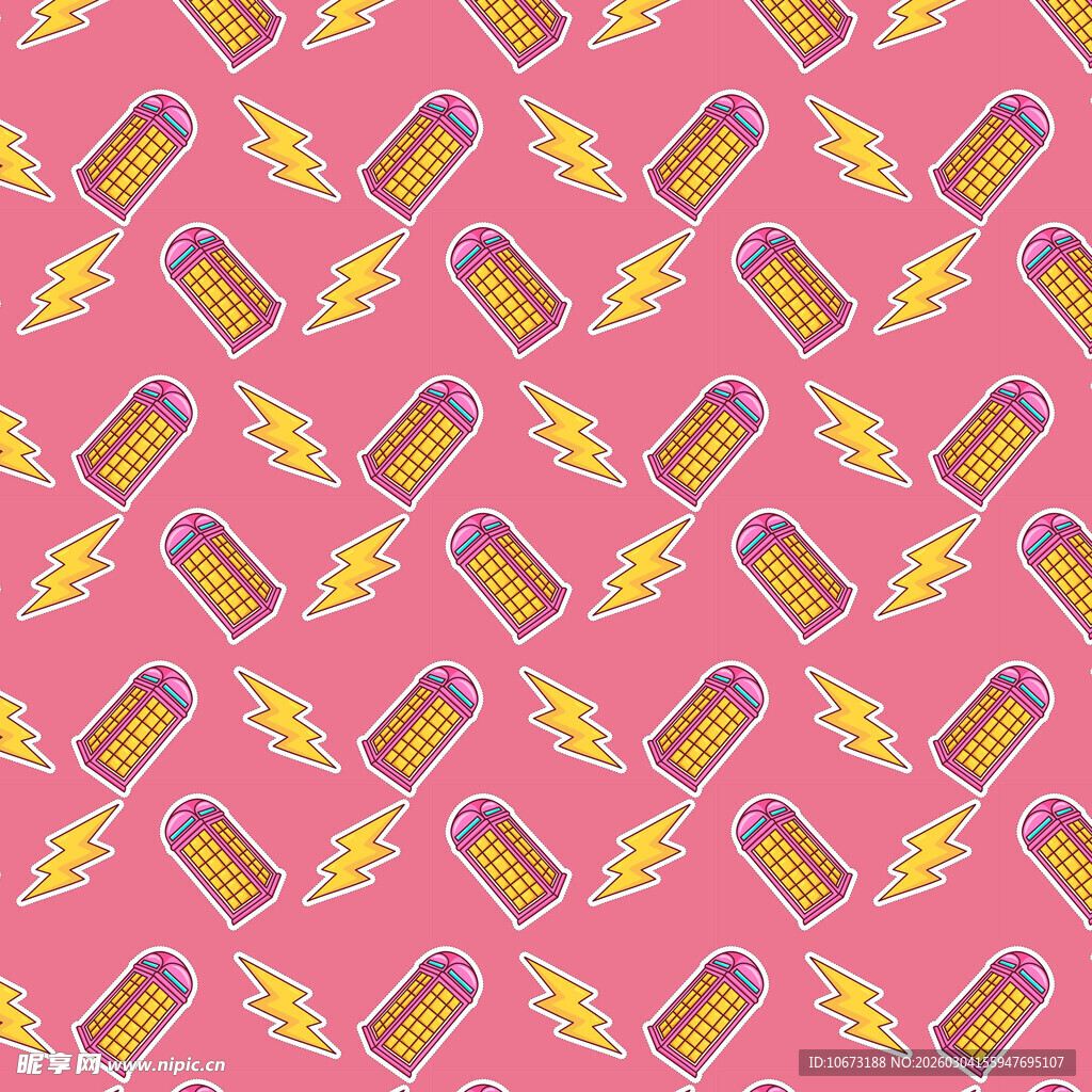 粉色背景的啤酒图案设计