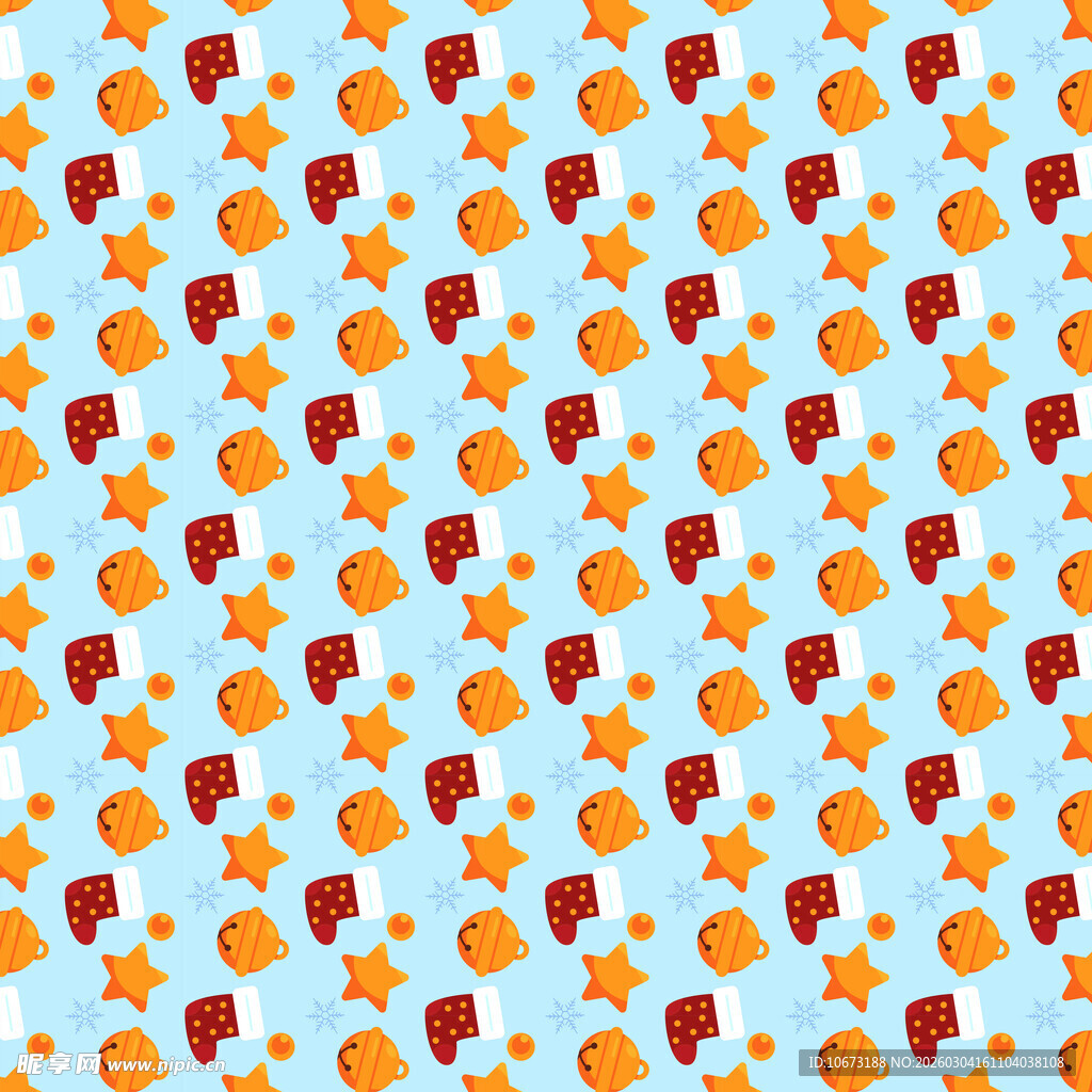 卡通水果星星图案背景