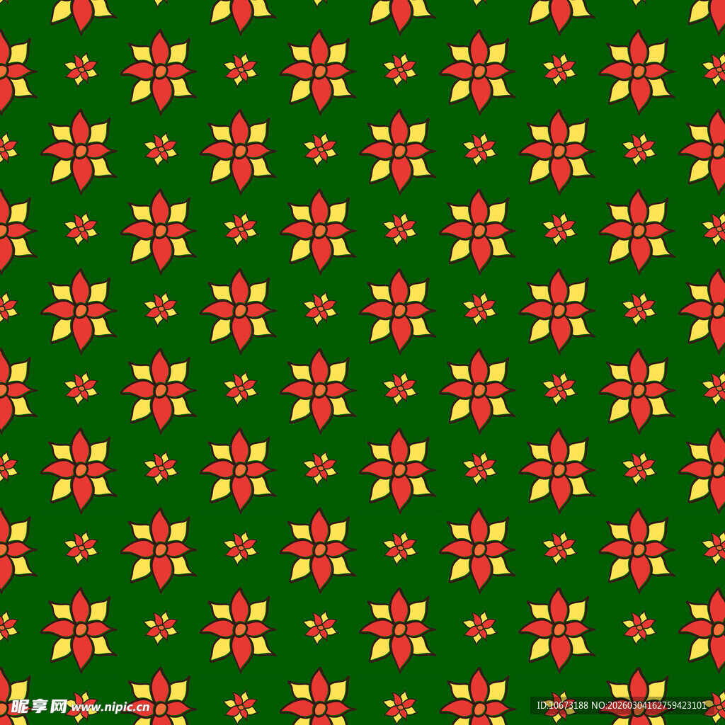 圣诞风红绿礼物图案背景